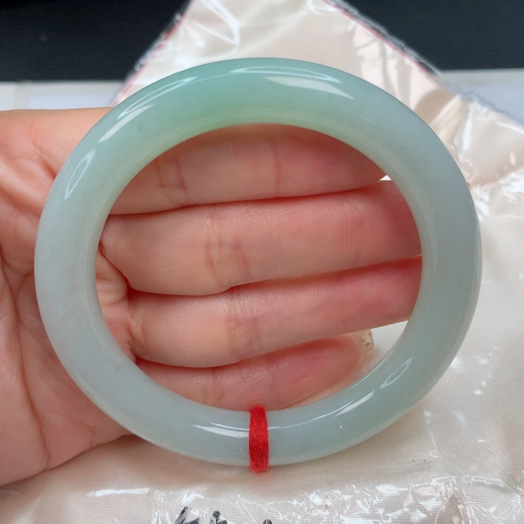 翡翠手镯未镶嵌55-56 甜果绿