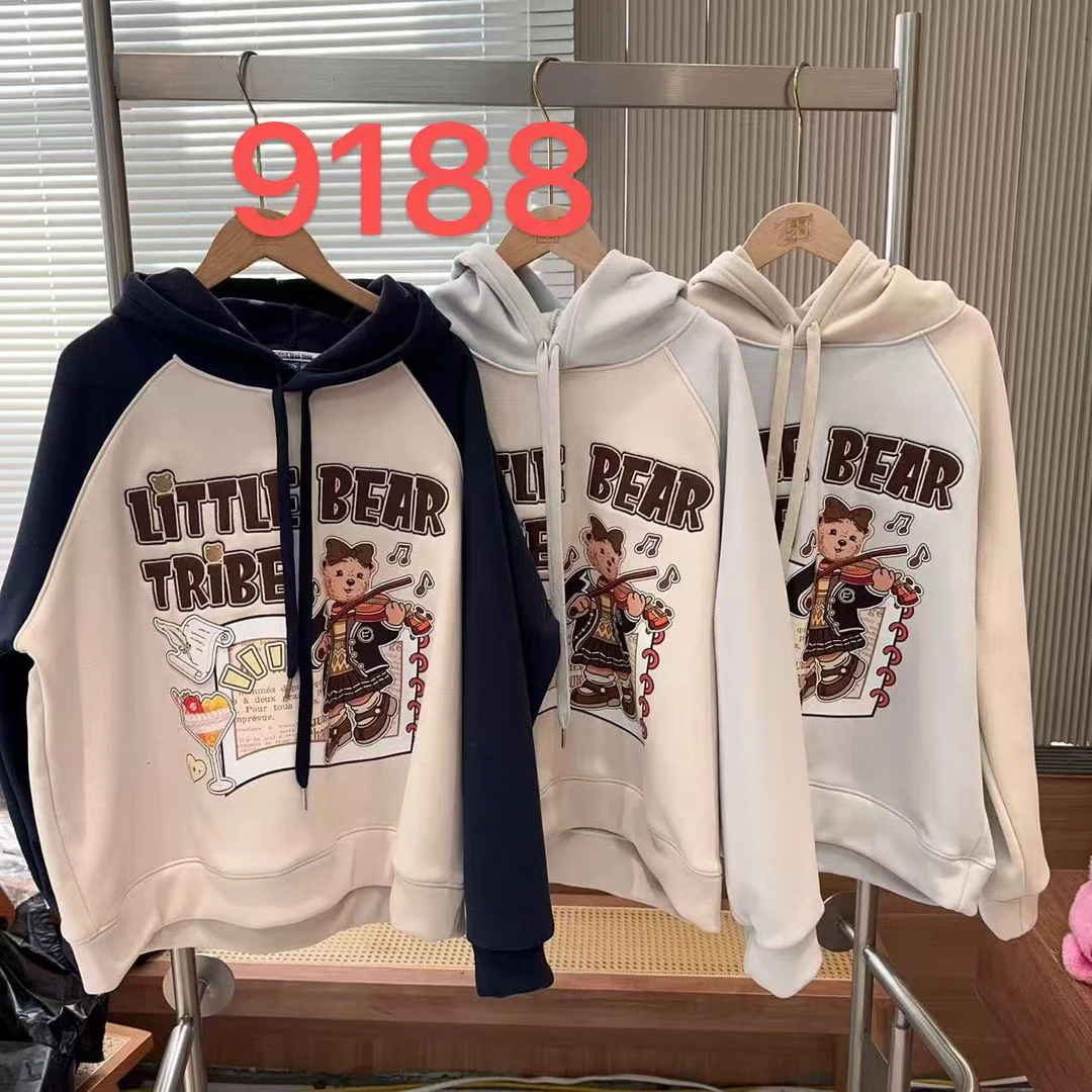 9188 女士卫衣重工休闲时尚