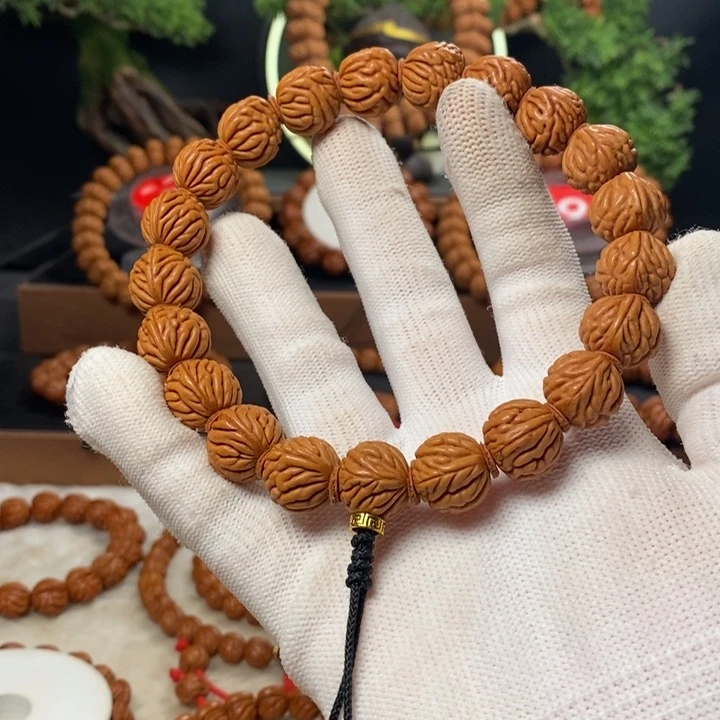 桃核吊坠秦岭龙纹