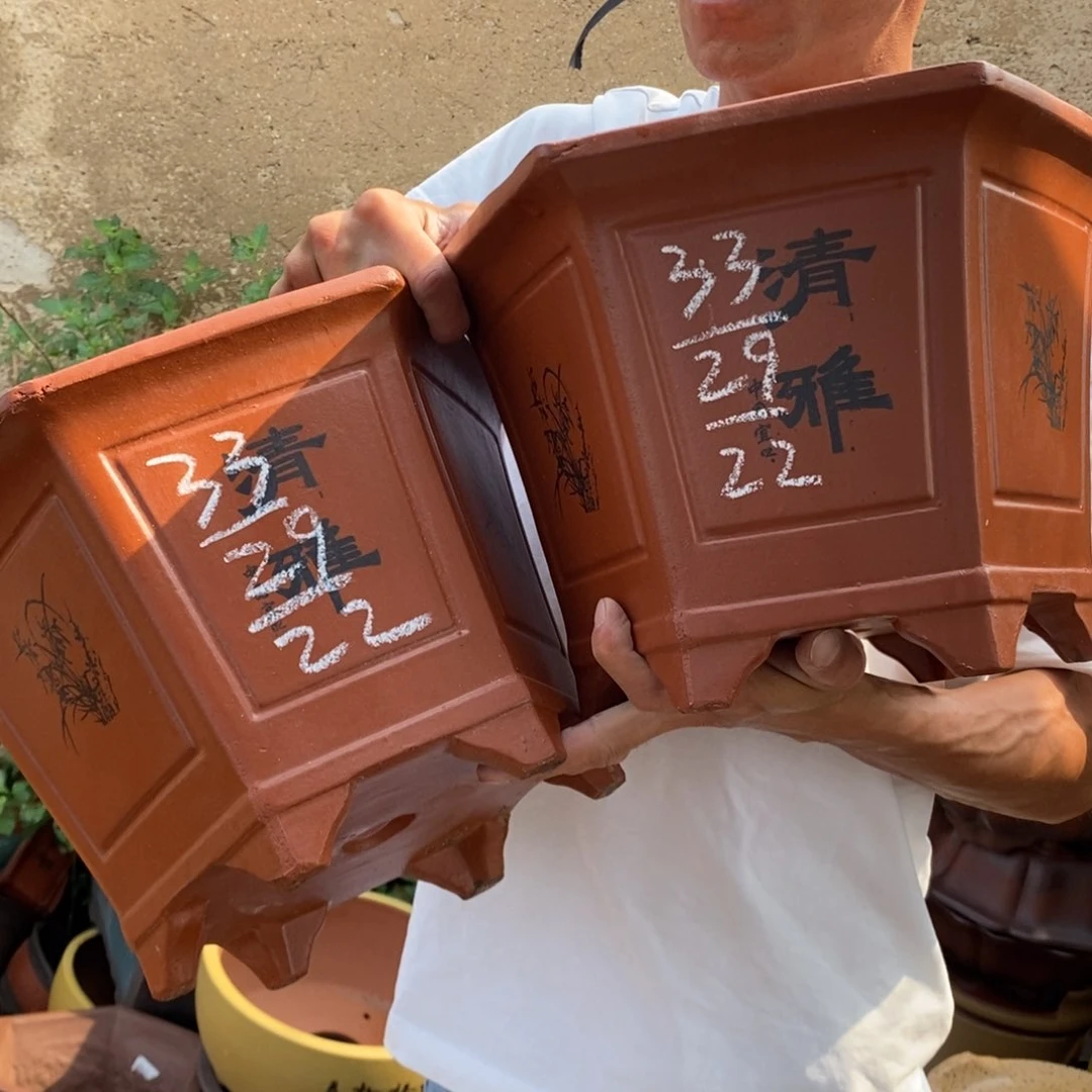 紫砂花盆紫砂器，紫砂壶的时候