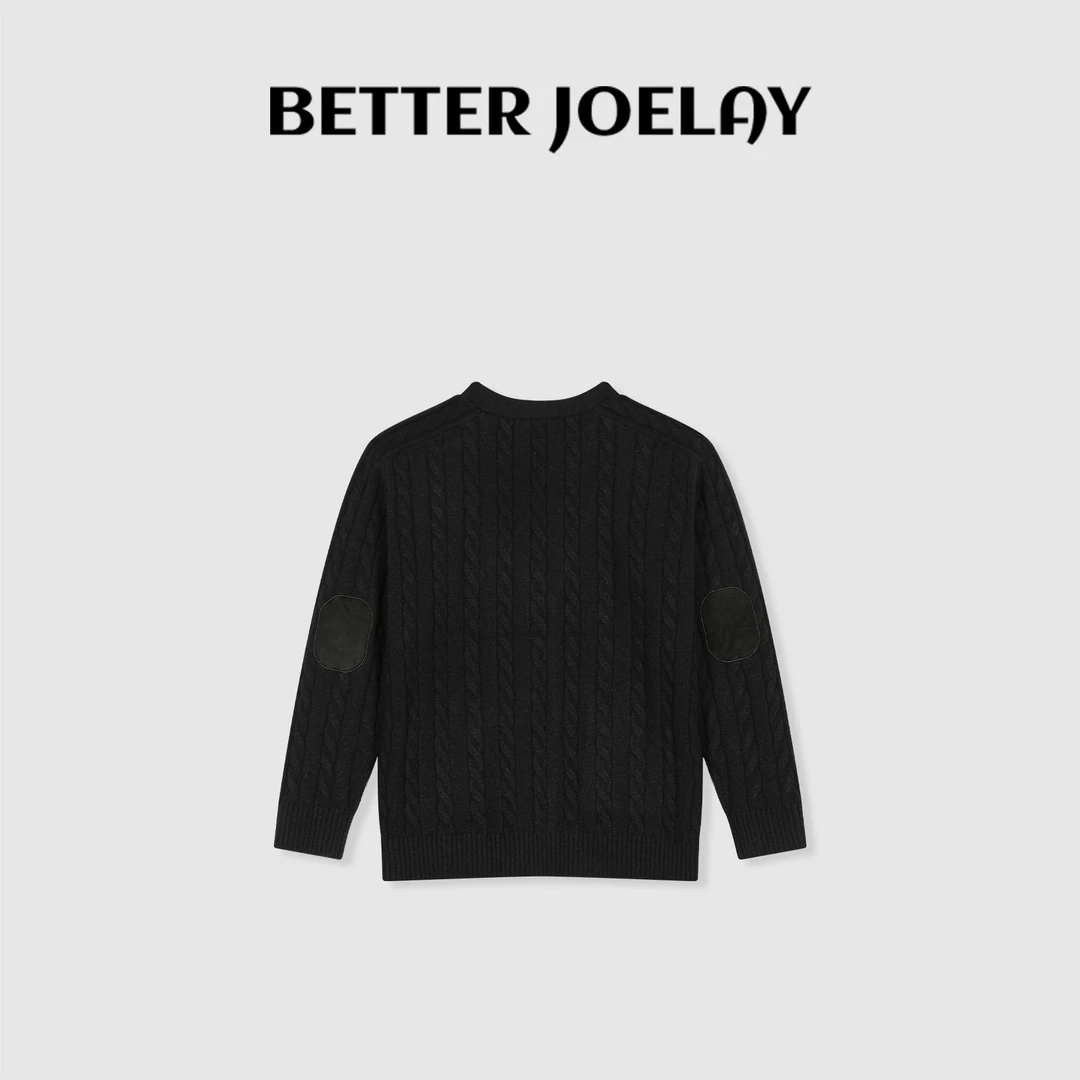 BETTER JOELAY-【泊烟客】时尚针织开衫毛衣保暖舒适洋气LL5337