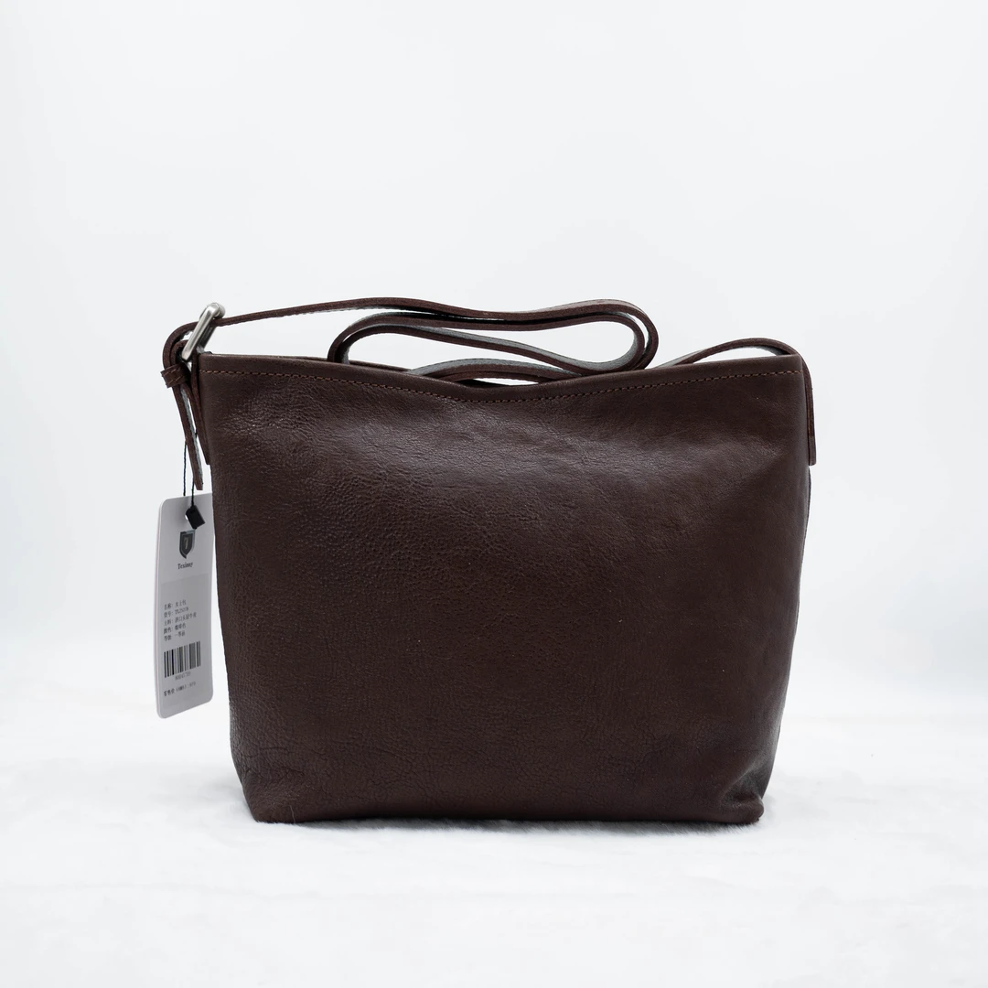 复古水桶包——宝恩时尚新款潮流单肩斜挎休闲百搭女包TL25278