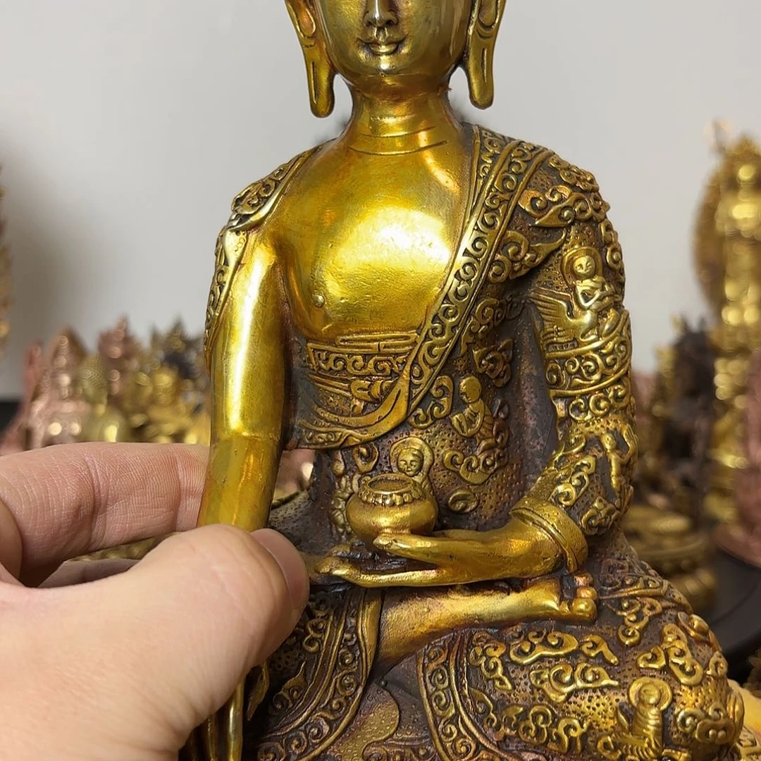 乔*释伽牟尼黄铜摆件