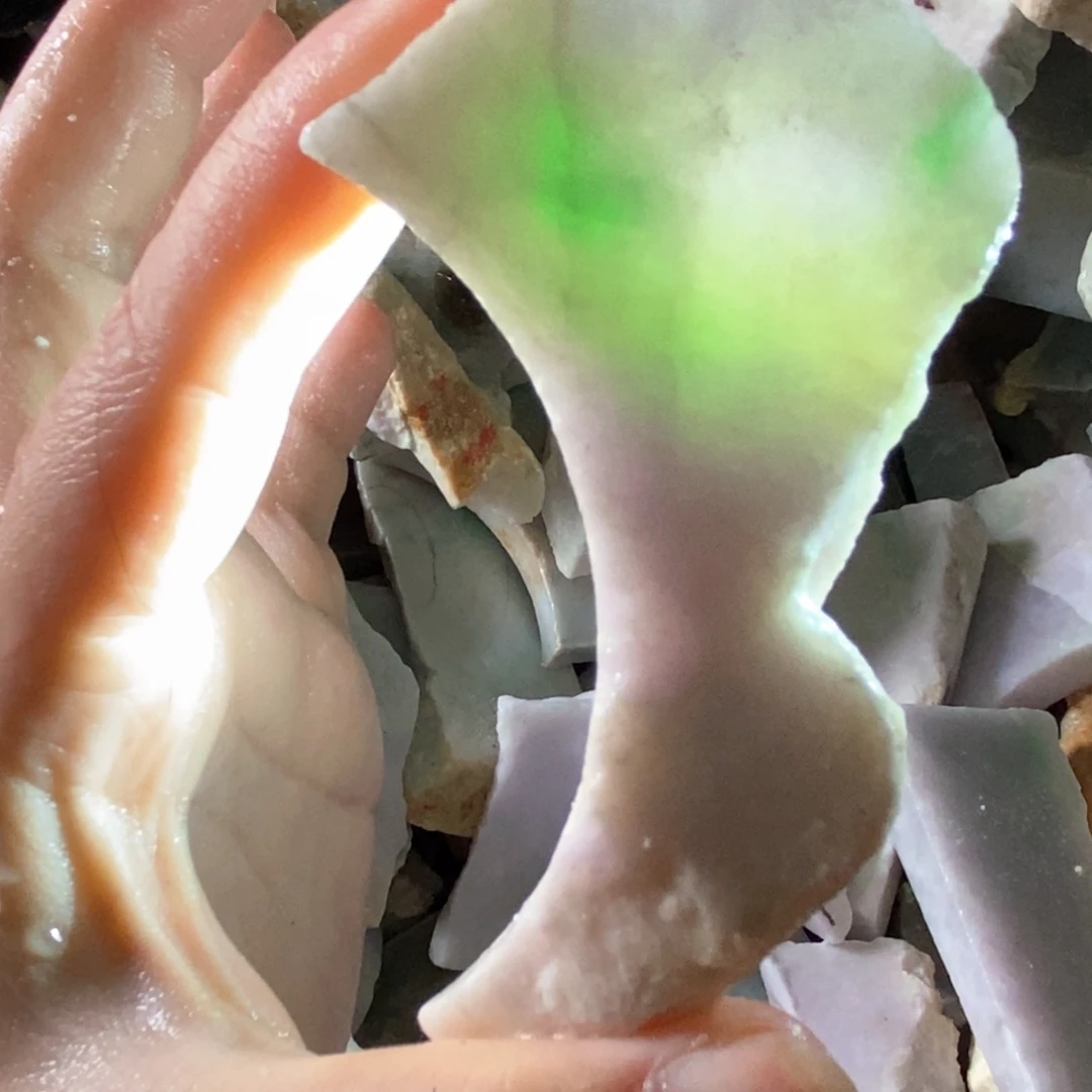 翡翠未镶嵌颈饰天然翡翠