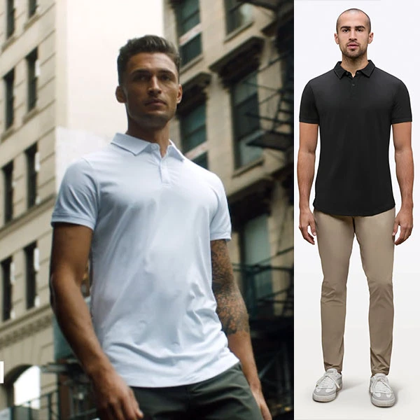 美高货！短袖polo男士夏季商务休闲四面弹力薄款打底衫T恤