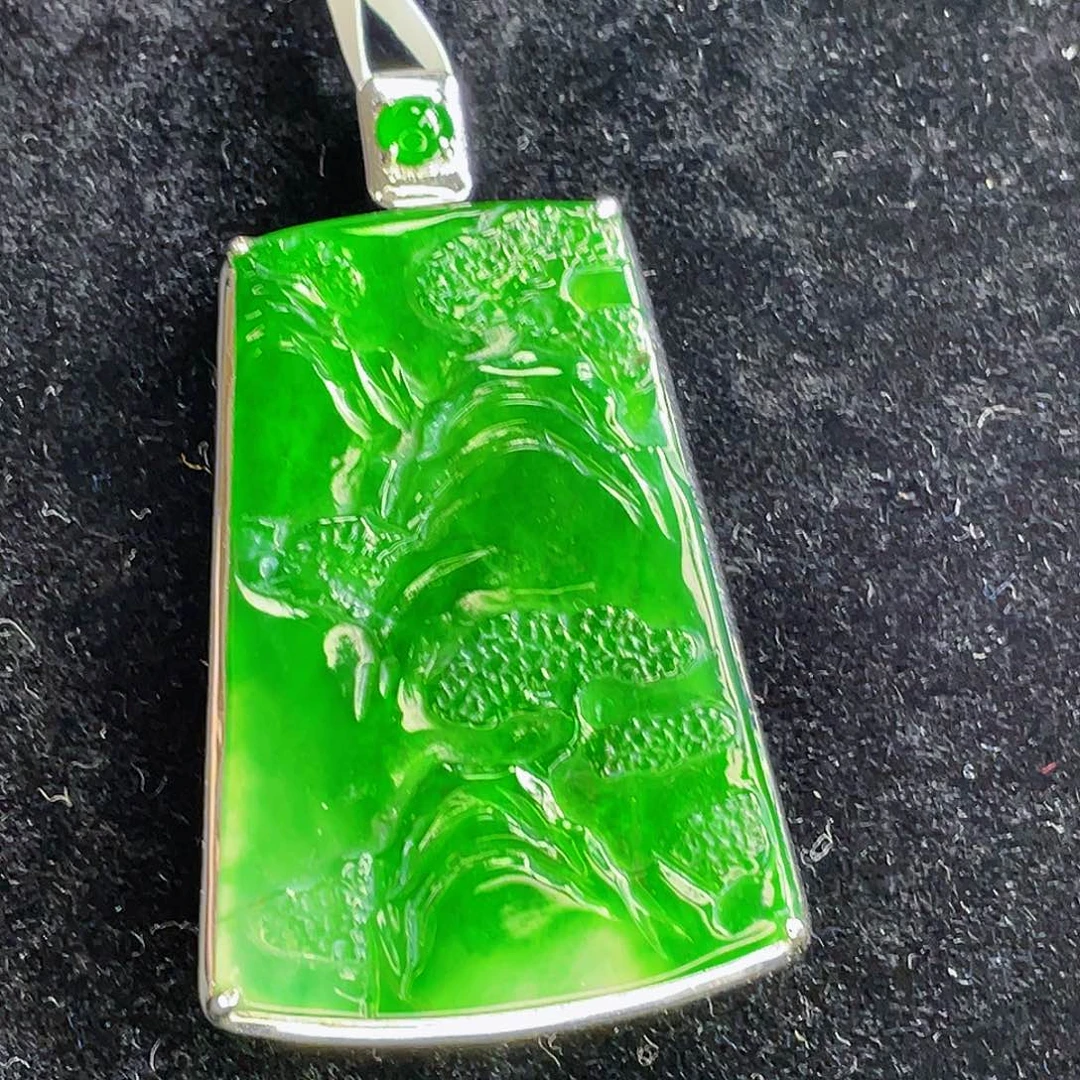 翡翠吊坠(不含链)未镶嵌