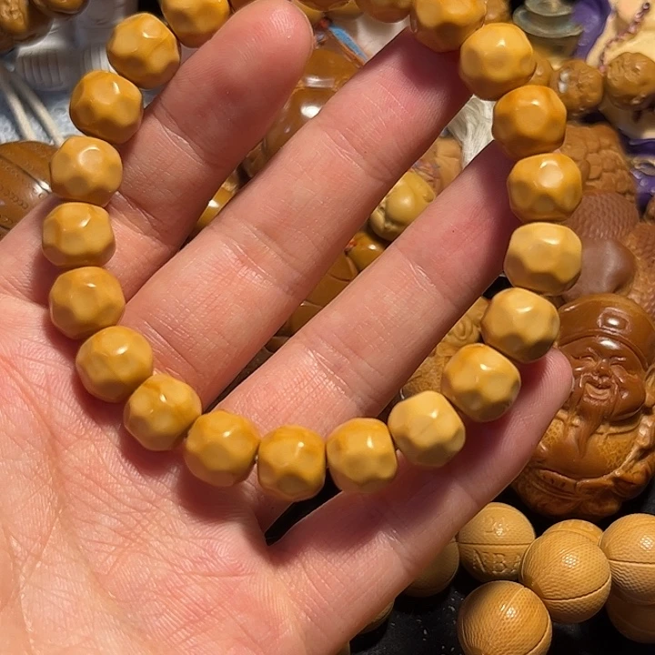 橄榄核手串/手链猴头奶酪微瑕