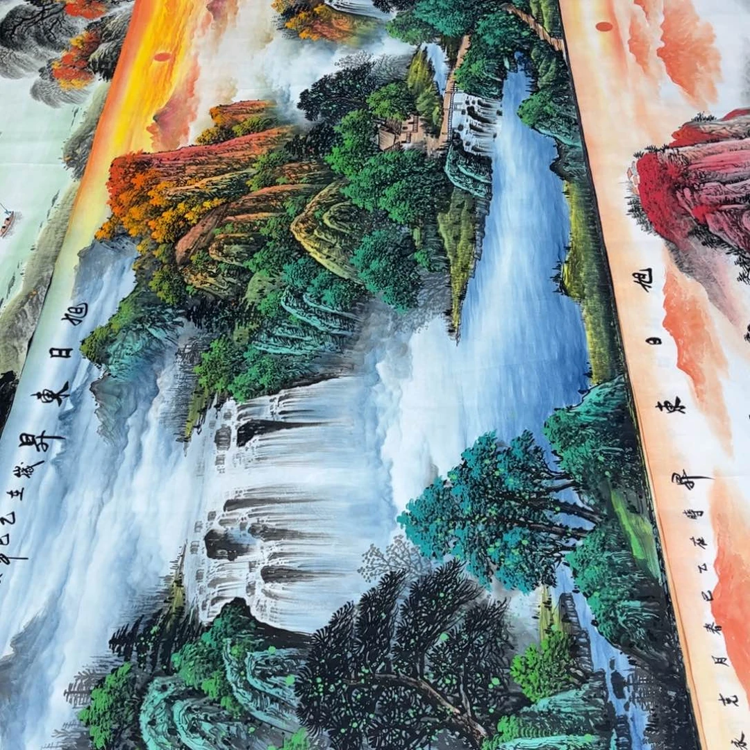 胡***猛国画国画山水作品欣赏