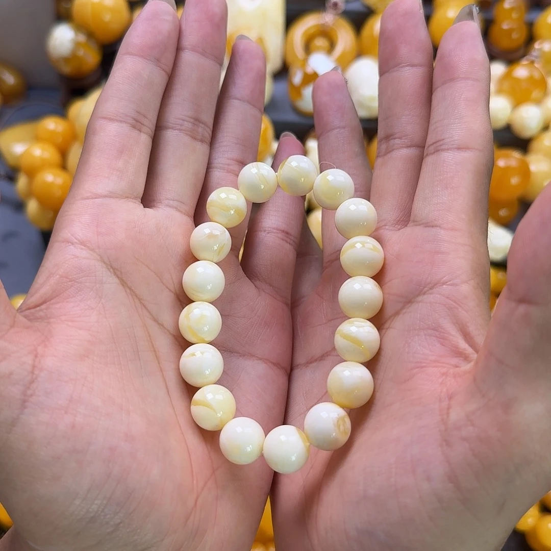 未镶嵌蜜蜡珠宝奇石同料12mm