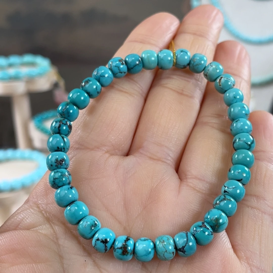 绿松石未镶嵌套链6加