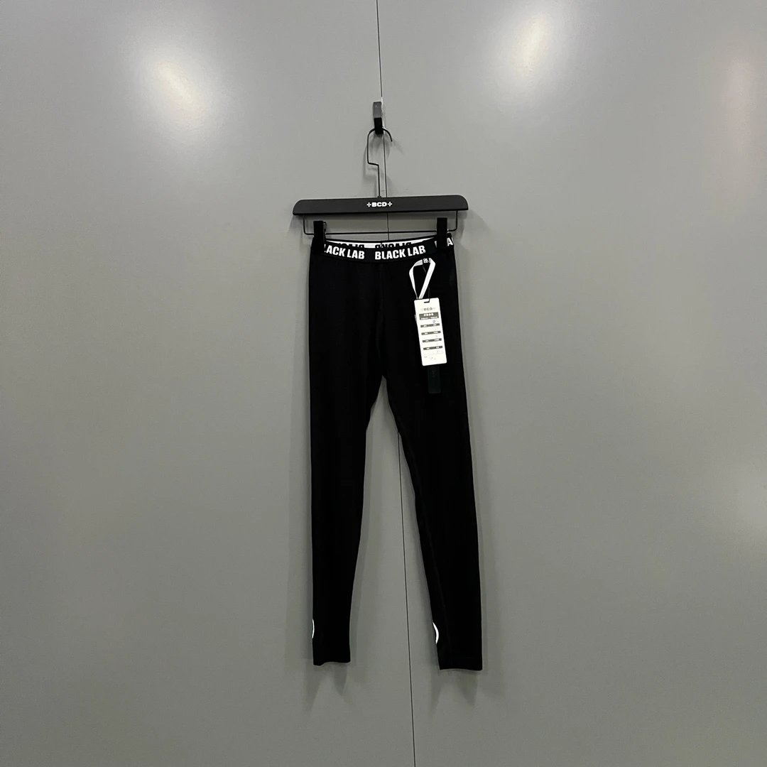 99新 maje ts BLACK 黑色串标logo打底裤 S码/99新