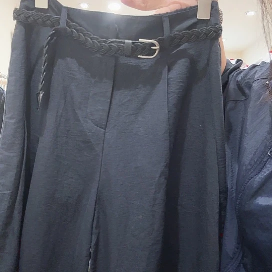 木子家福利棉麻九分裤