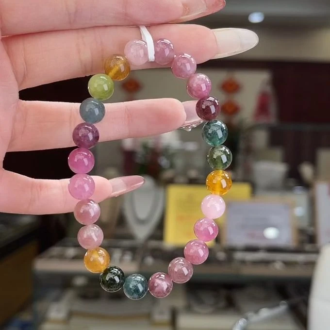 05662724/未镶嵌碧玺8mm+单圈多样性发货