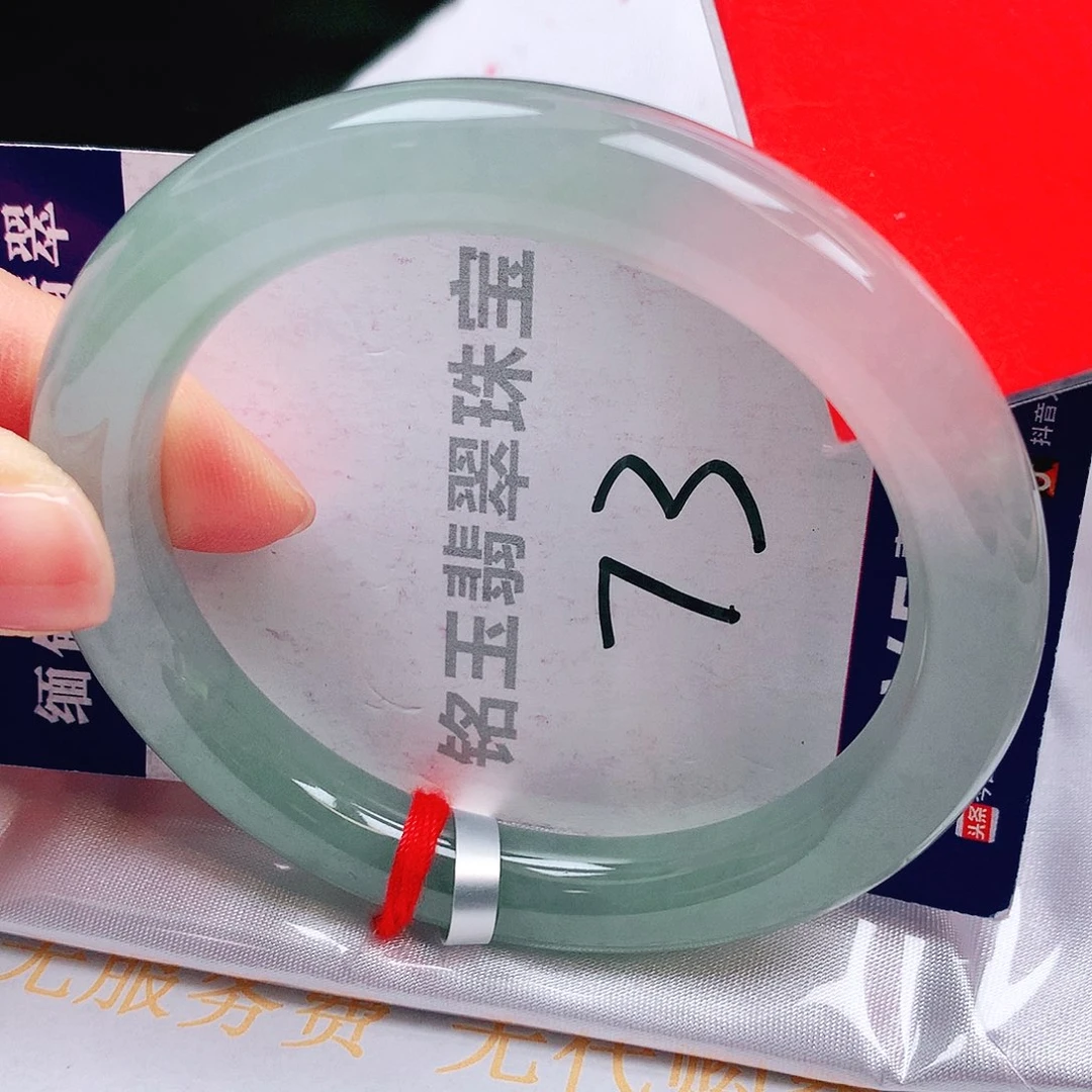 翡翠未镶嵌手镯缅甸天然a货翡翠手镯