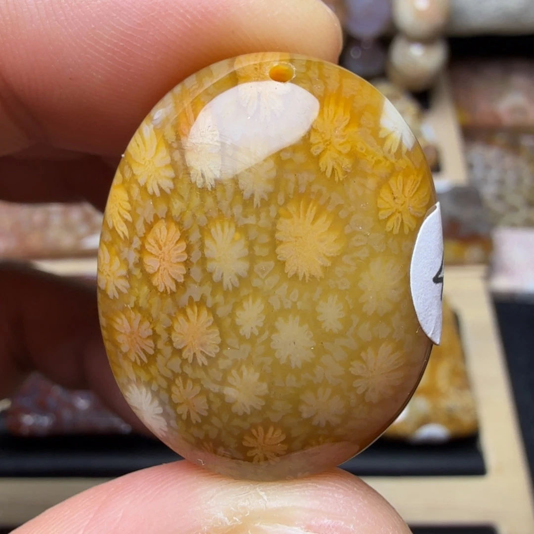 硅化玉未镶嵌天然有机玉石保真色