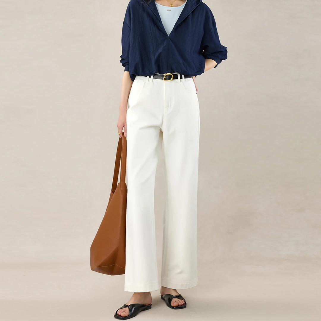 雾道 CANTO MOTTO时尚通勤女式牛仔裤SBA5108006