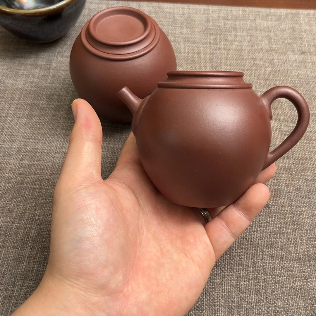 茶壶紫砂一罐一壶