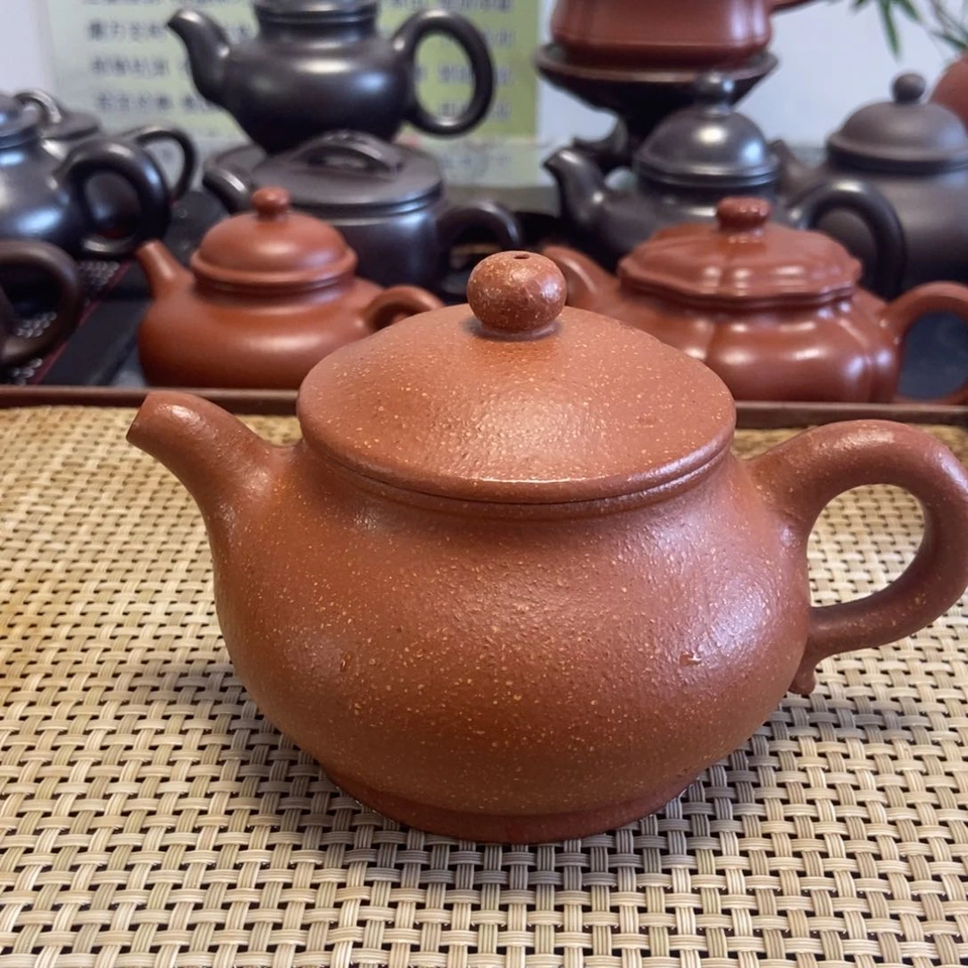 猎***豹茶壶紫砂宜兴原矿紫砂泥料