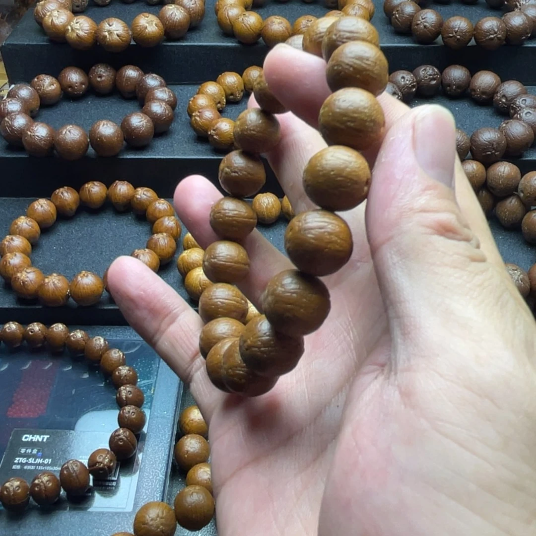 手串紫金鼠13尺寸纯圆