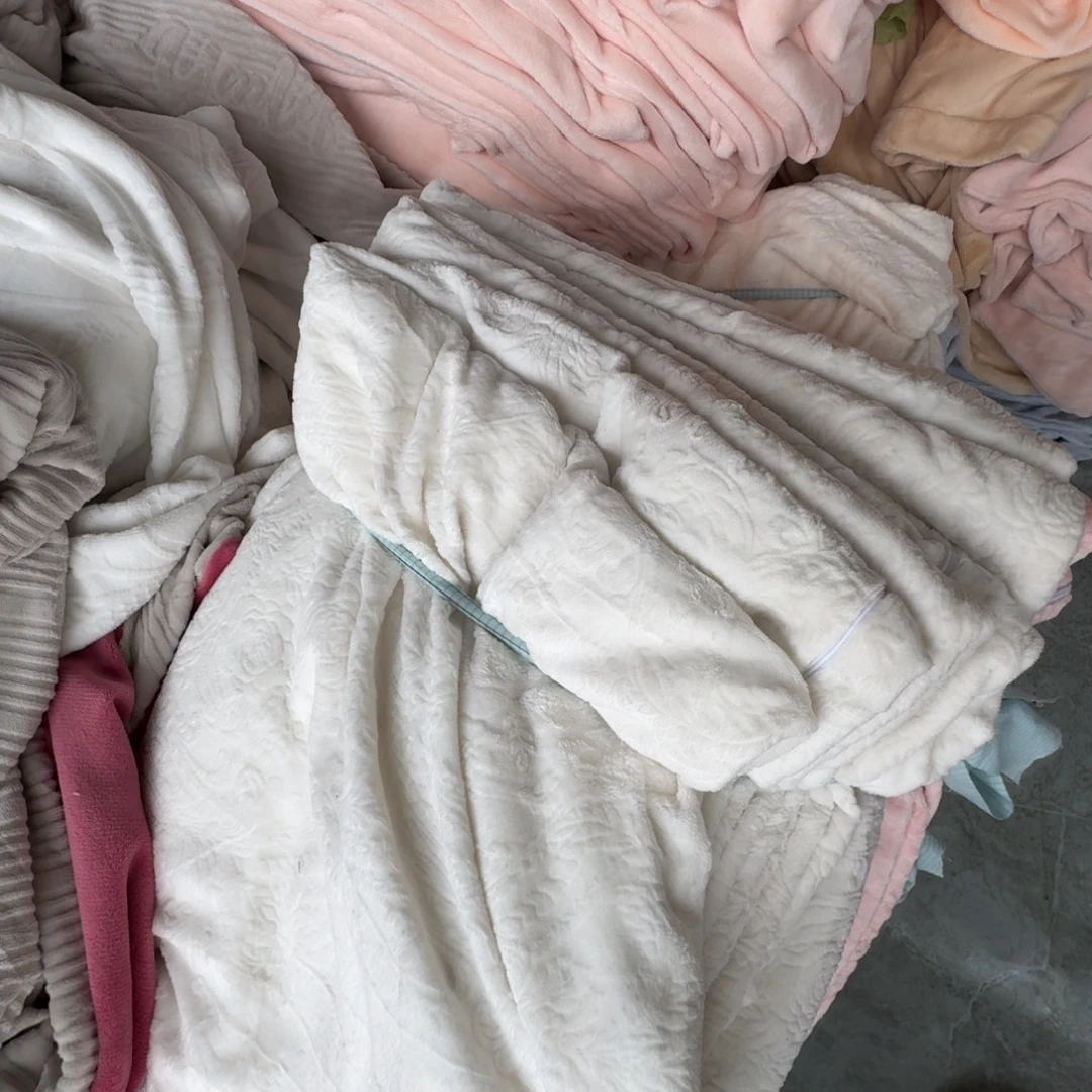 棉质花一米五绒被套