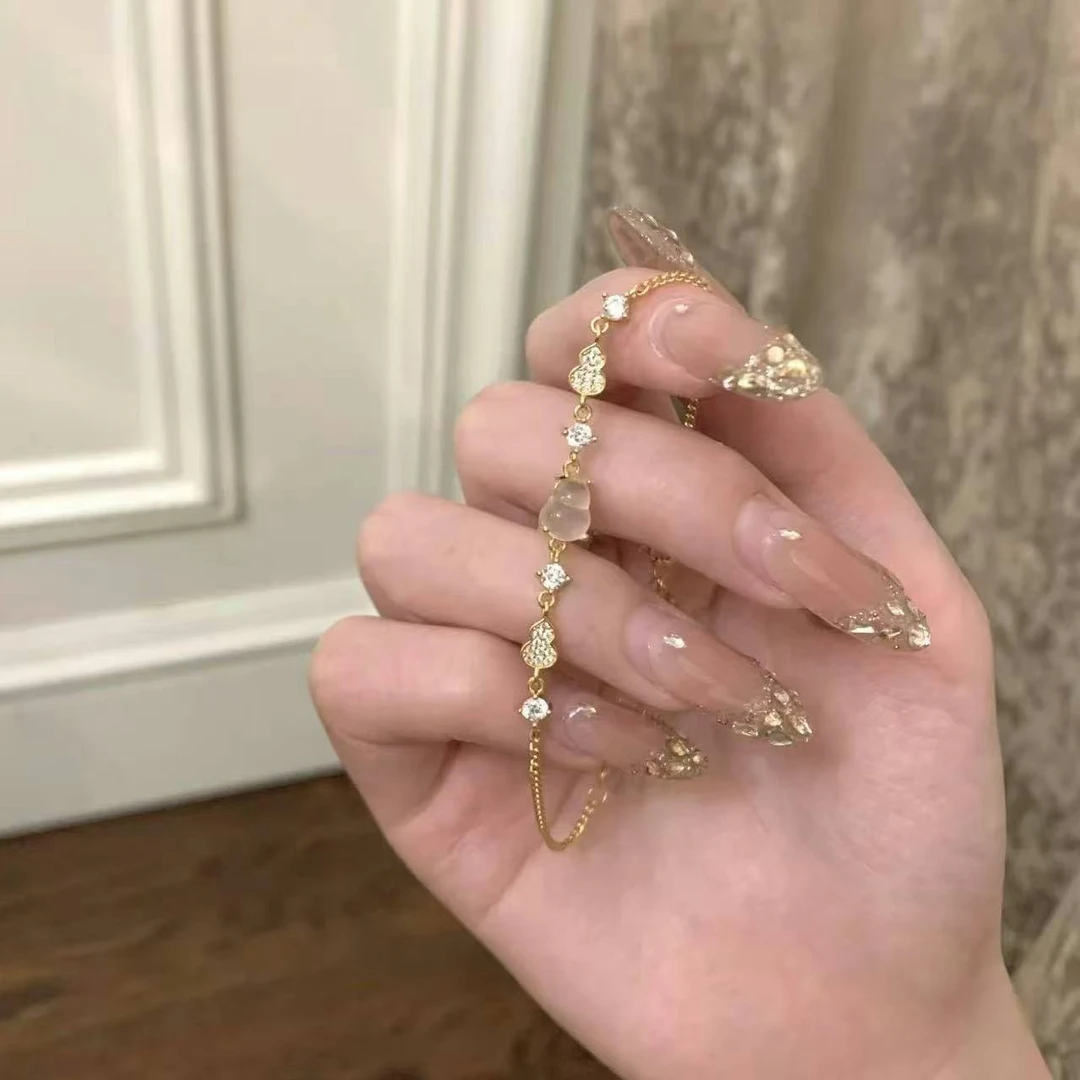 FARCOKO/法蔻 足银手链 葫芦手链女轻奢小众高级感七夕礼物送女友