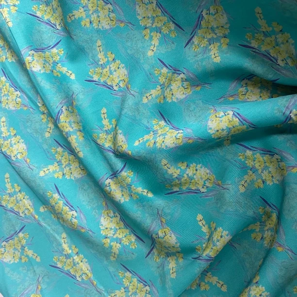 染底香云缎串串高春夏连衣裙旗袍面料柔软透气