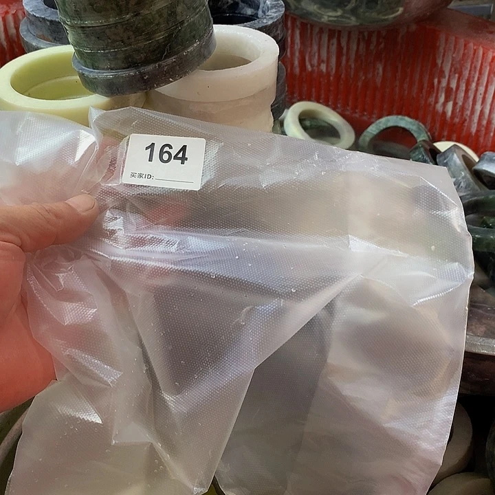 三***仔蛇纹石玉未镶嵌手镯