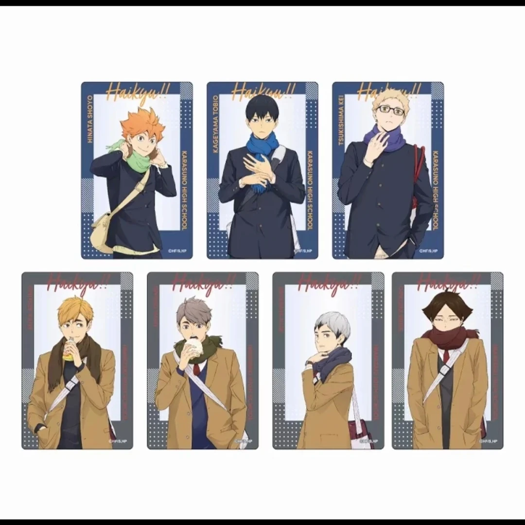 排球少年 冬季制服ver. 透卡 卡片  (默认代拆)