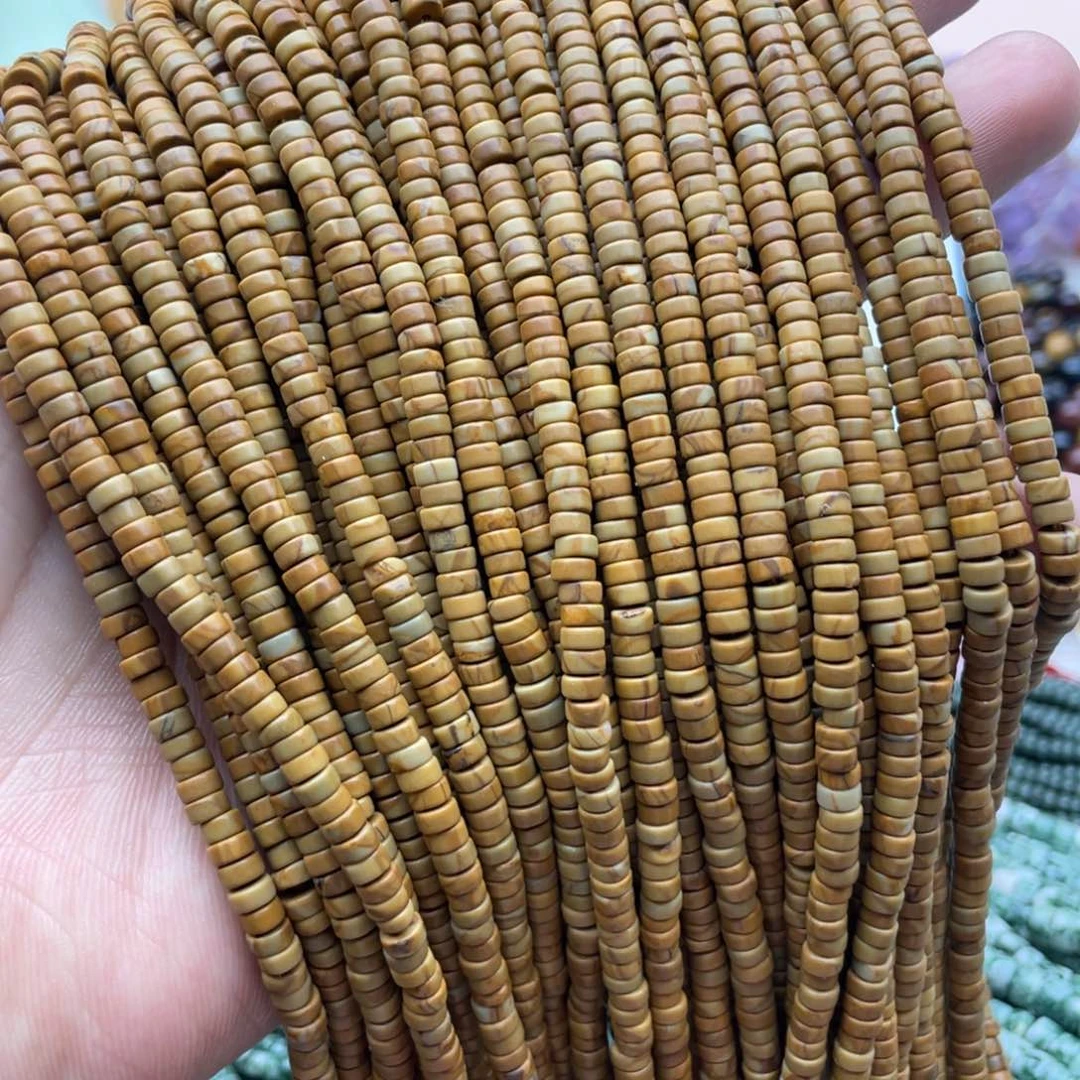 玛瑙/玉髓珠宝半成品未镶嵌一条装卡4mm图画石直切隔片