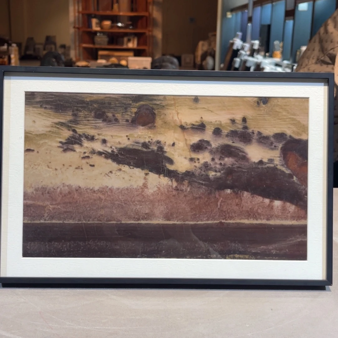 彩石三峡清江画面石