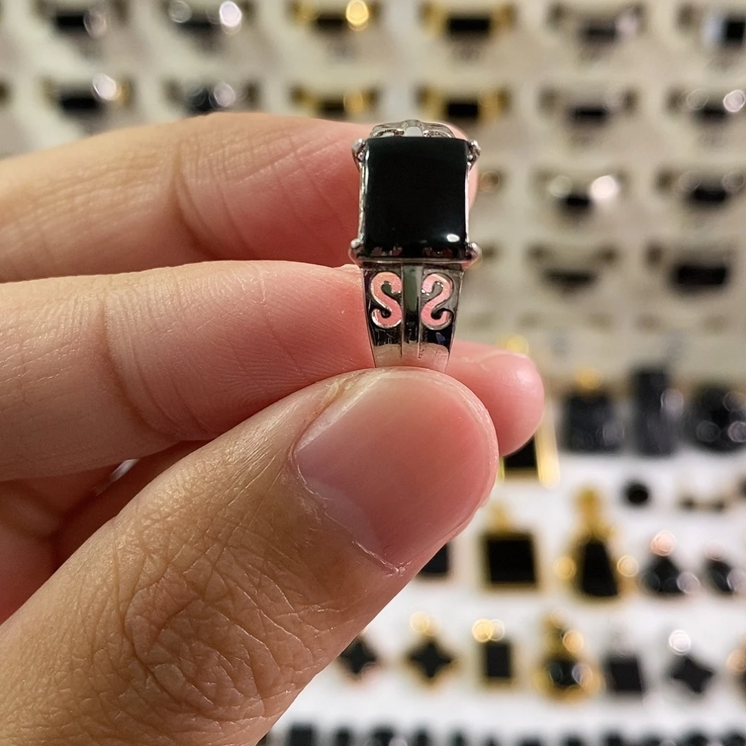 翡翠未镶嵌手链墨翠