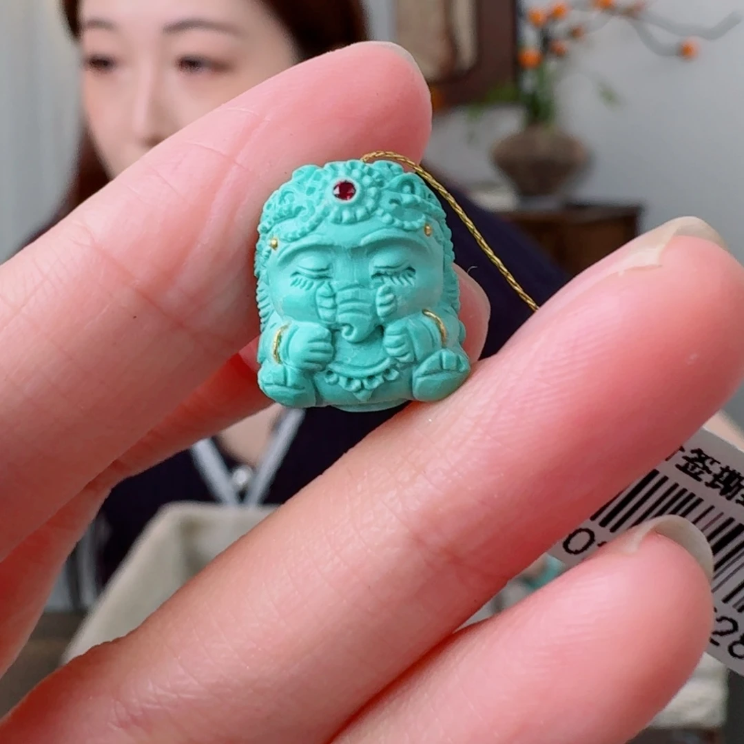 未镶嵌绿松石珠宝奇石