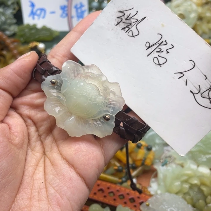 蛇纹石玉手牌合金