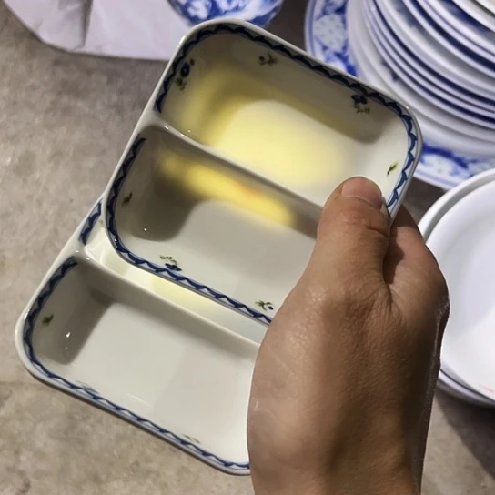 盘碟两个陶瓷陶瓷陶瓷