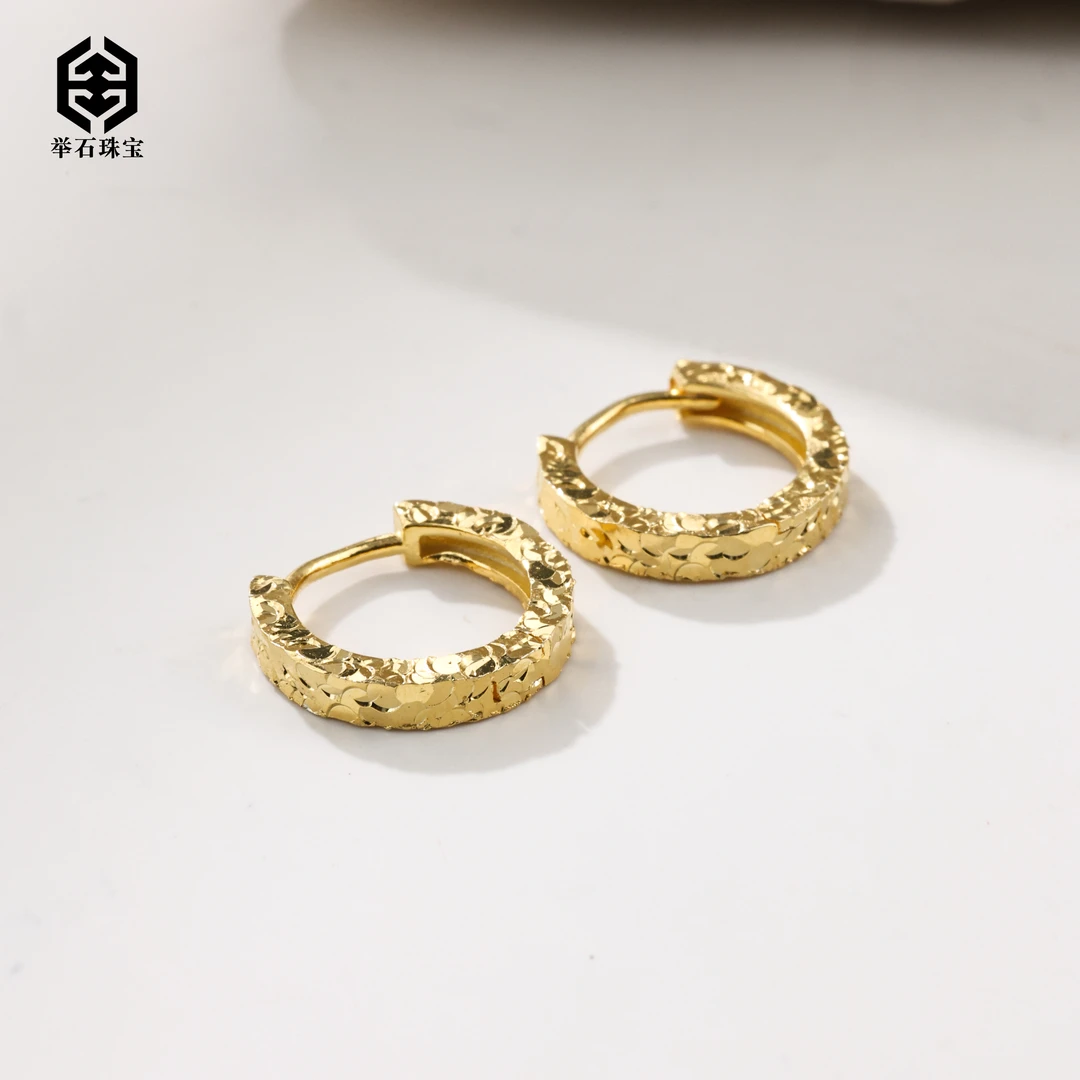 925银银制品 【举石珠宝】T1219-222-86个性耳饰（一对/多样性发）H