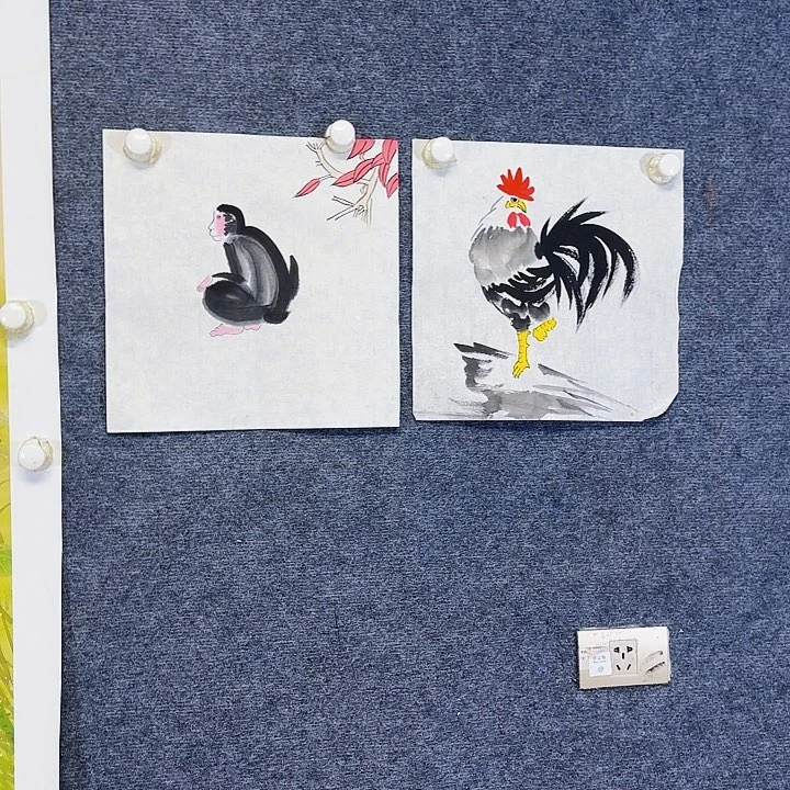 国画国画花鸟画作品