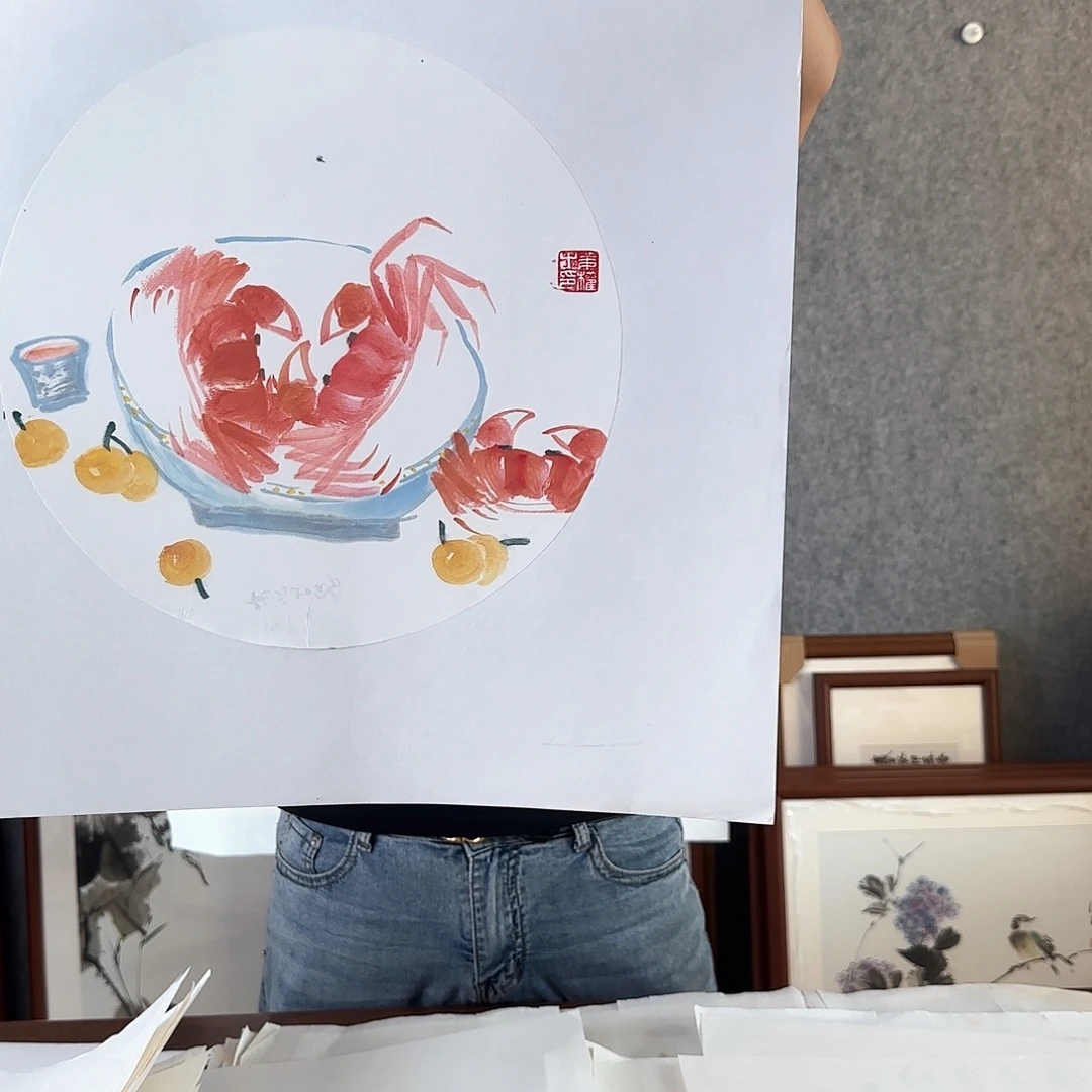 国画福利品 纯手绘