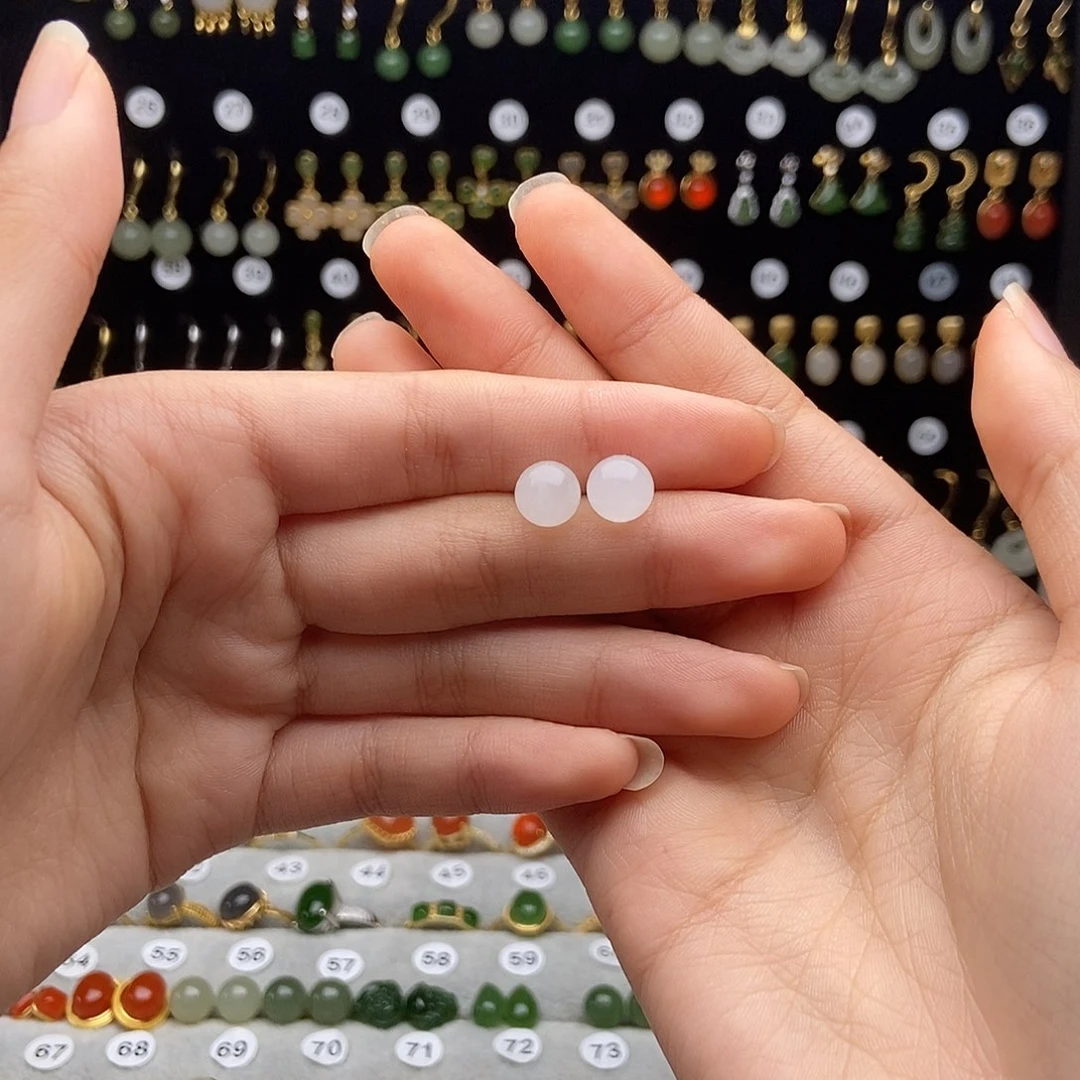 和田玉银S925镶嵌颈饰