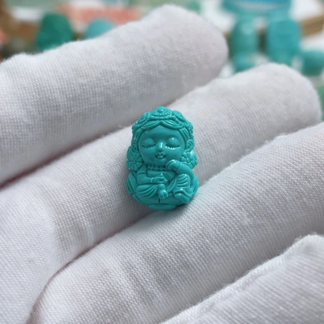 绿松石未镶嵌珠宝奇石