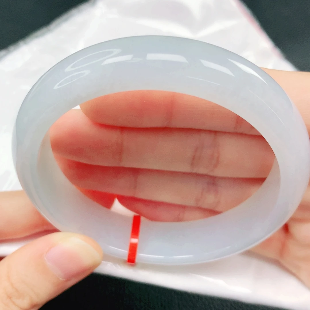 翡翠未镶嵌手镯57圈