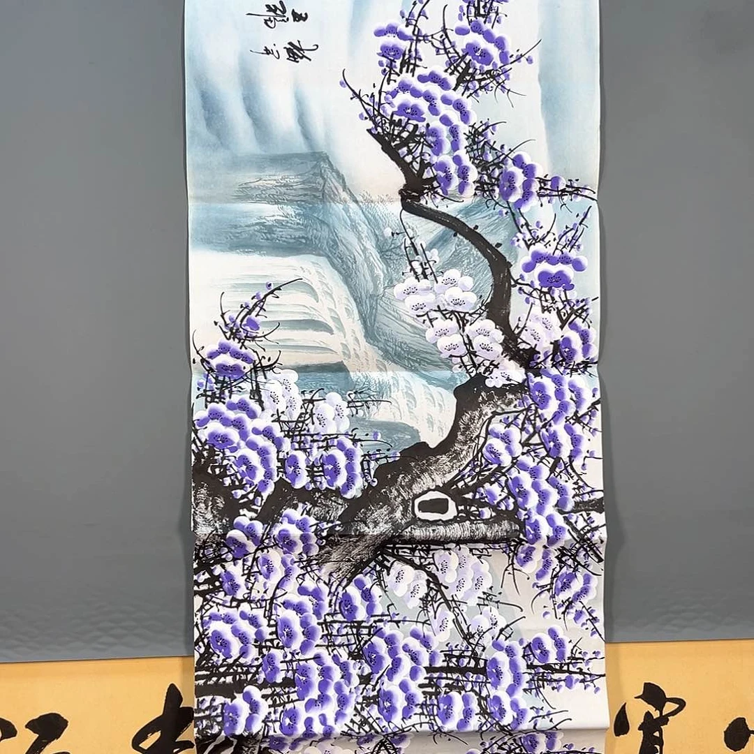 国画225 花鸟和蝴蝶都会出现