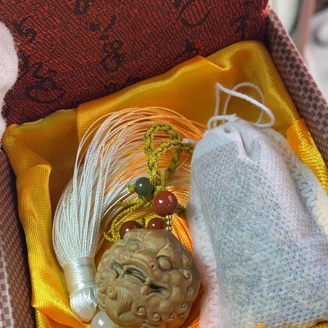 檀香木手串/手链A***n印度迈索尔老山檀礼盒装