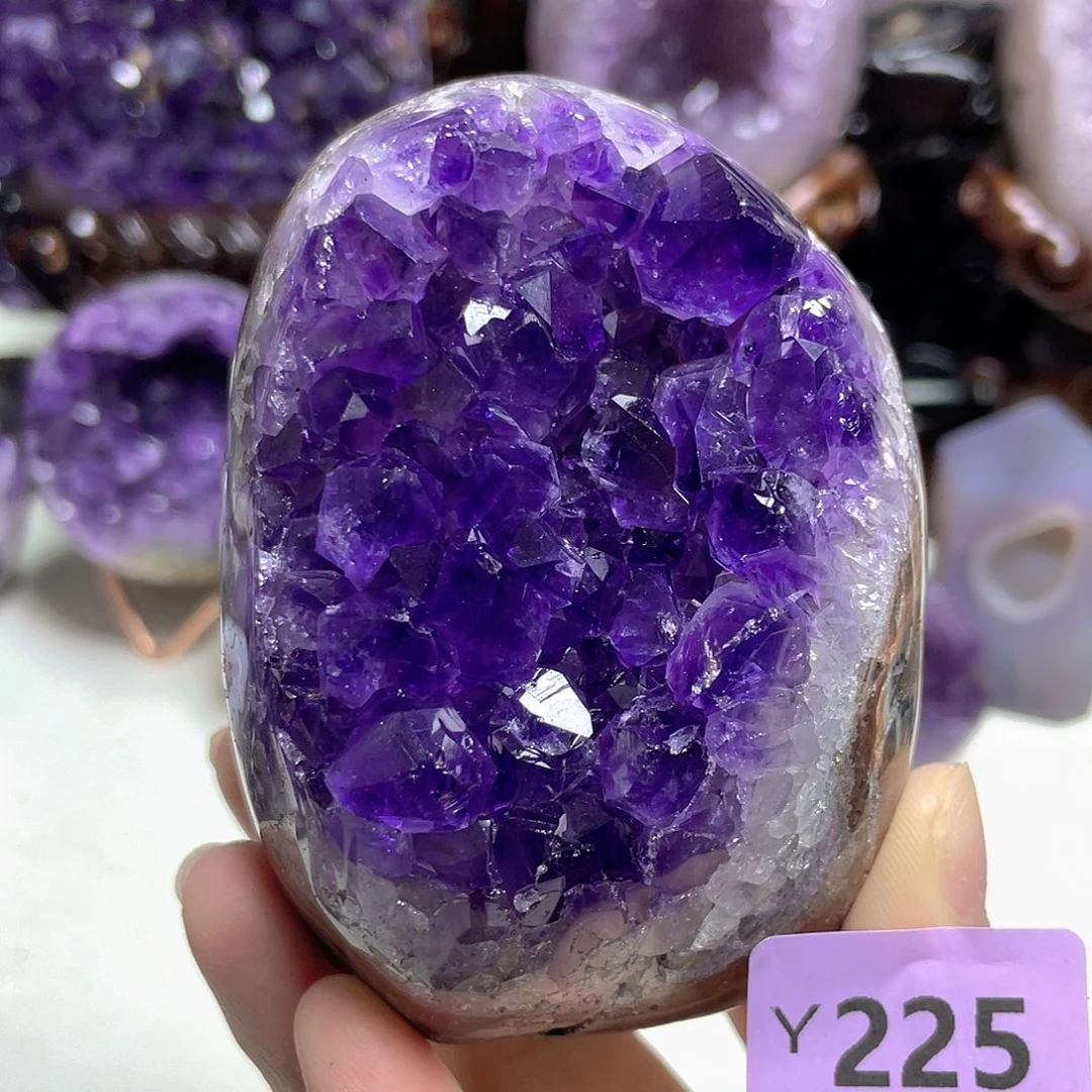 紫晶未镶嵌珠宝半成品