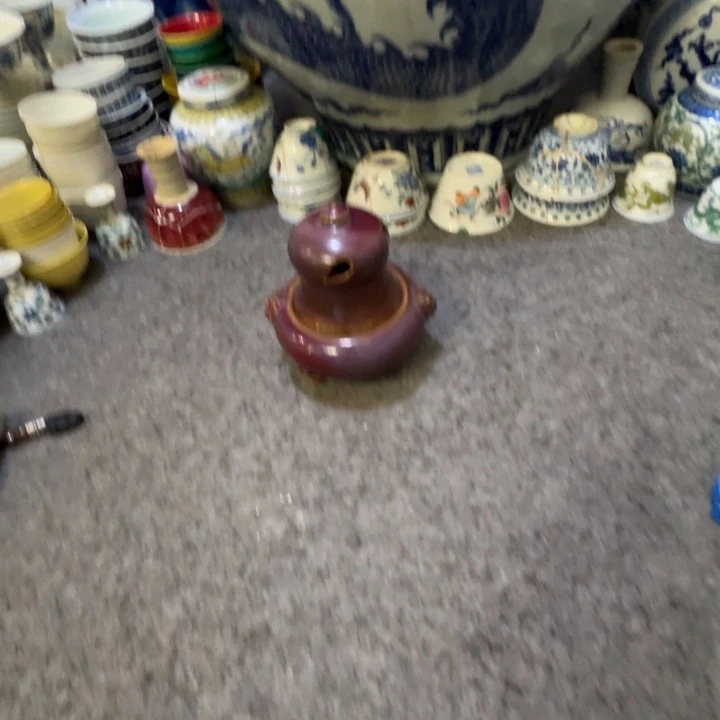 香炉陶瓷工艺品摆件钧窑香炉