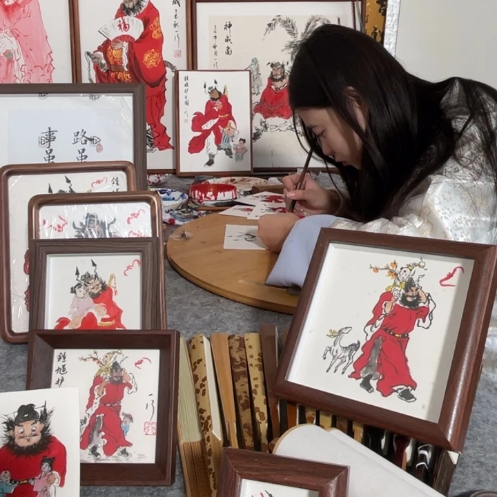 中***哥国画李老师李老师李老师