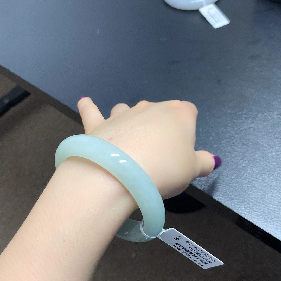 翡翠手镯未镶嵌天然缅甸A货翡翠