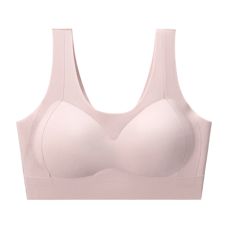 001-200 抹胸文胸美背聚拢无钢圈红色美背文胸一体小胸