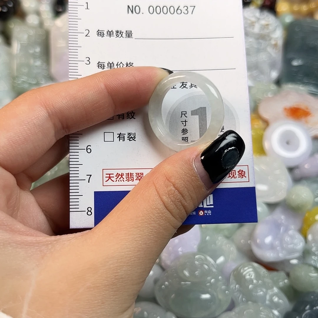 翡翠未镶嵌颈饰637