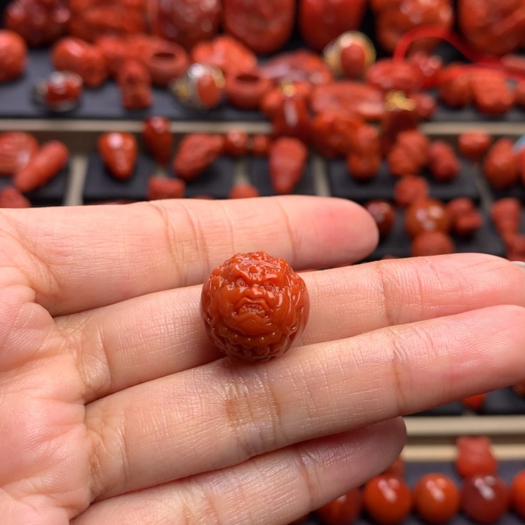 【闪购商品】南红玛瑙大黑天15mm➕未镶嵌