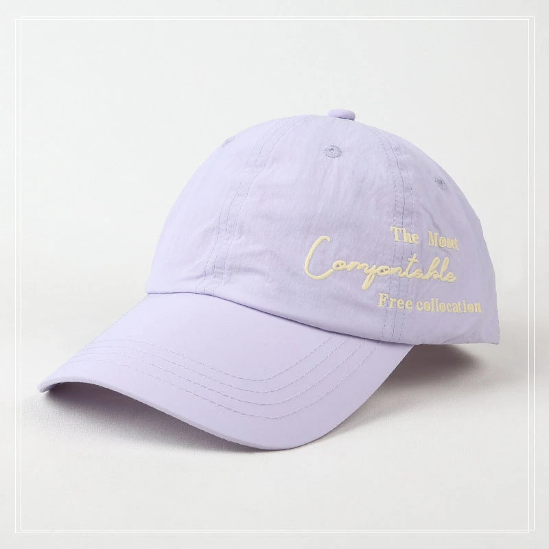 DX.DAXI【速干帽】男女潮薄款侧边胶印字母鸭舌帽户外运动遮阳帽子